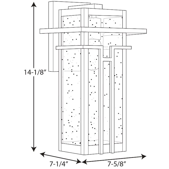 Progress Lighting Boxwood 1-Light 14.125-in H Antique Bronze Outdoor Wall Light - Image 11
