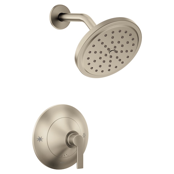 Moen Doux Brushed Nickel 1-handle Single Function Round Shower Faucet