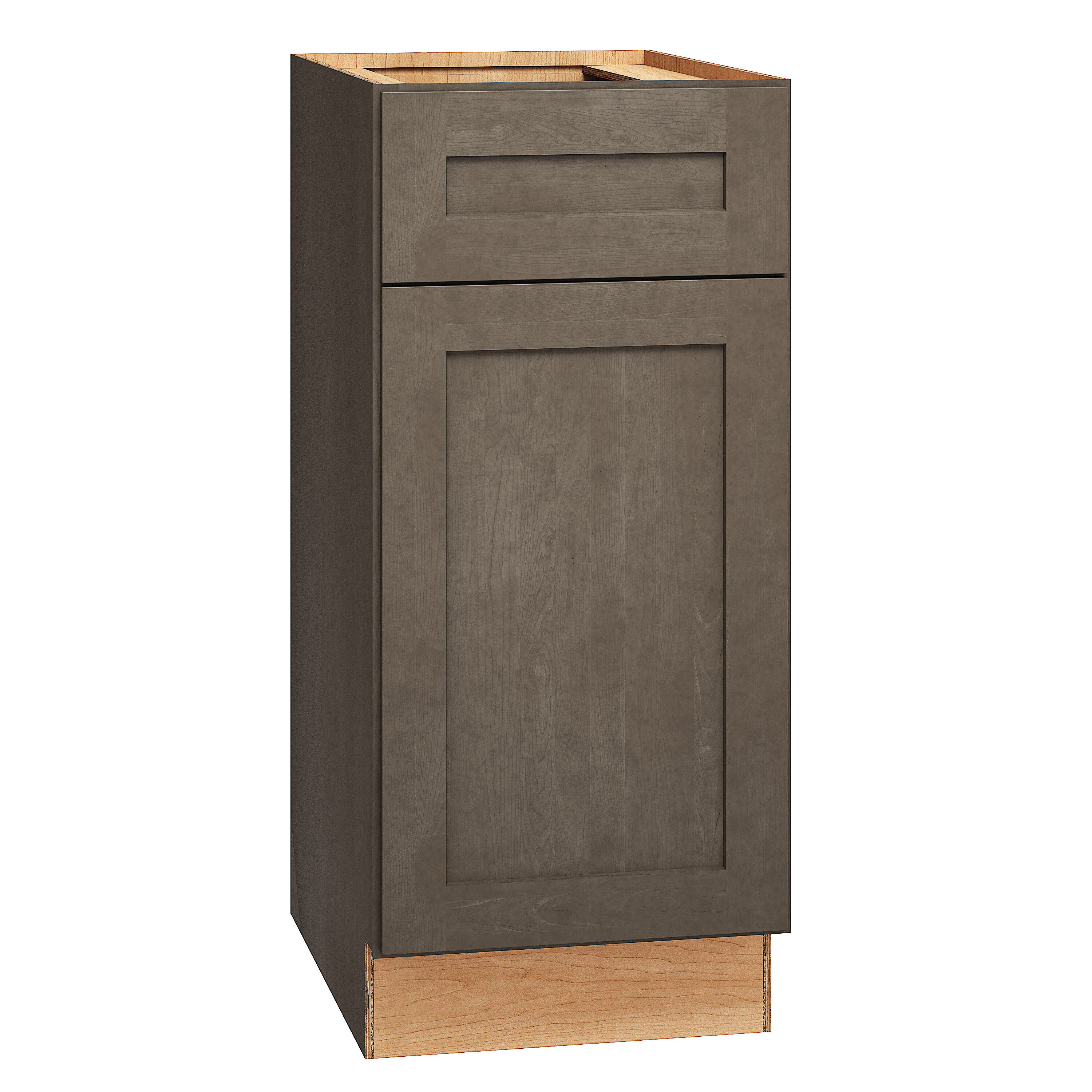 Jamestown 15-in Colt Brown Bathroom Vanity Base Cabinet without Top