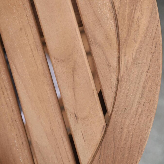 Cambridge Casual Heaton Teak Side Table with Shelf - Image 7