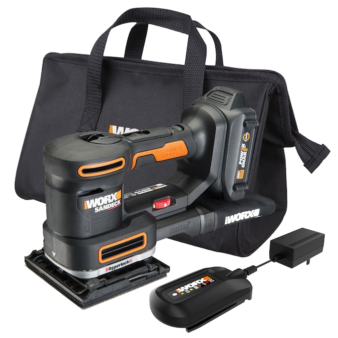 WORX Power Share 20-Volt Cordless Variable Speed Detail Sander (Battery Included)
