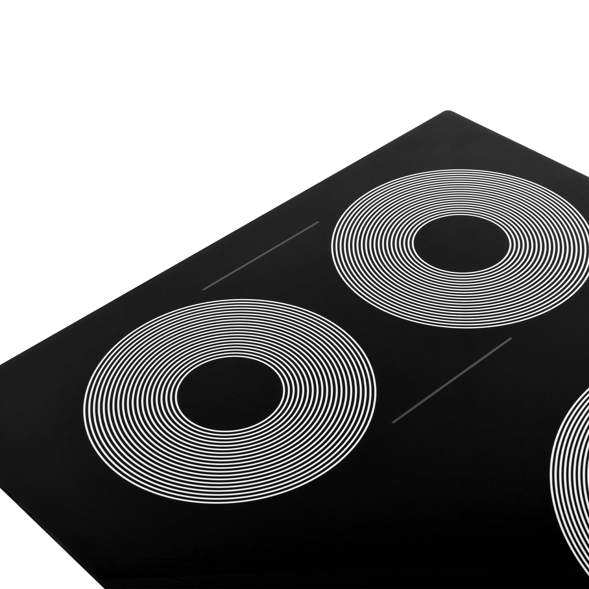 30-in 4 burners Smooth Surface (Radiant) Black Stainless steel Electric Cooktop - Image 6