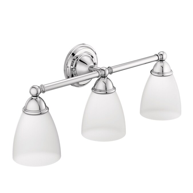 Moen Brantford 23-in 3-Light Polished Chrome LED Traditional Vanity Light
