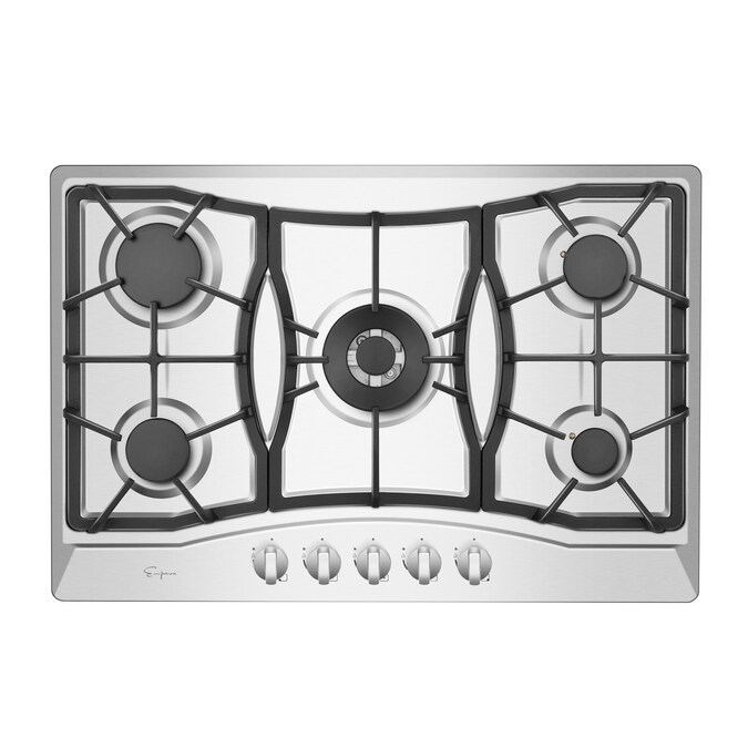Empava 30-in 5 Burners Stainless Steel Gas Cooktop