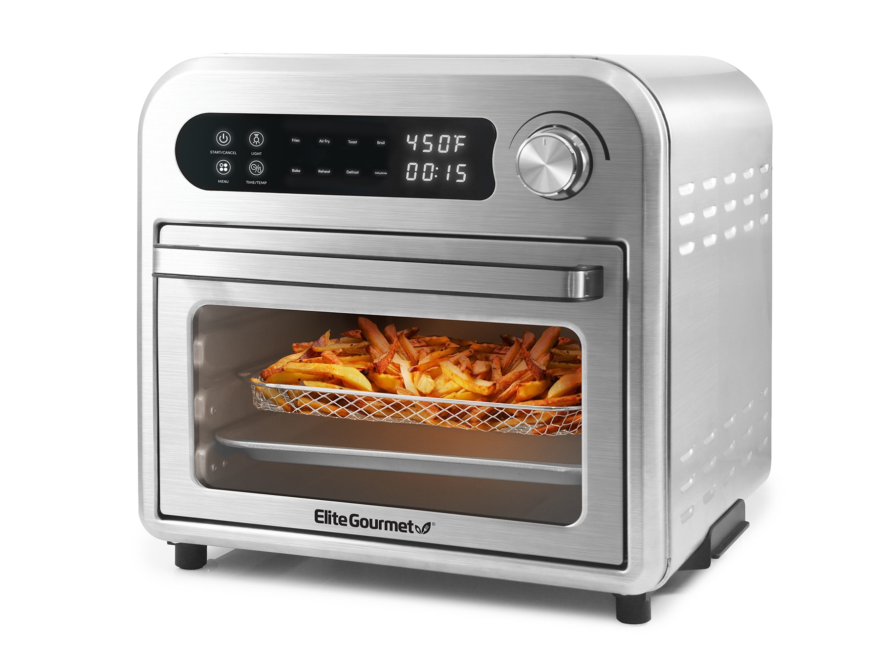 5.3-Quarts Silver Touch control Air Fryer - Image 4