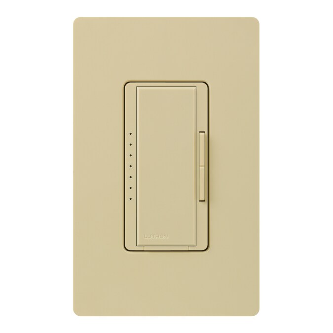 Lutron Maestro Magnetic Low Voltage Single-pole Touch Light Dimmer Switch, Ivory