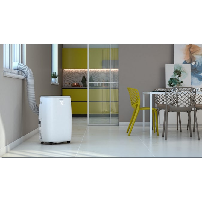 Olimpia Splendid Dolceclima 10000-BTU DOE (115-Volt) White Vented Wi-Fi enabled Portable Air Conditioner with Remote Cools 500-sq ft - Image 3