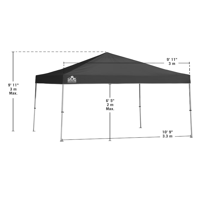 Quik Shade 10-ft x 10-ft Square White Pop-up Canopy - Image 13