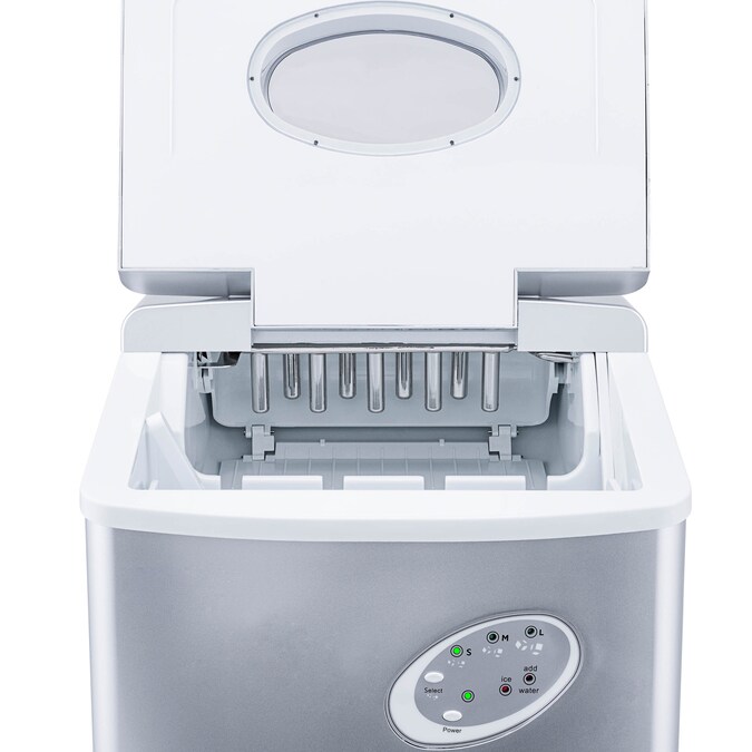 NewAir 28-lb Ice Per day Countertop or Portable Bullet Ice Maker (Silver) - Image 16