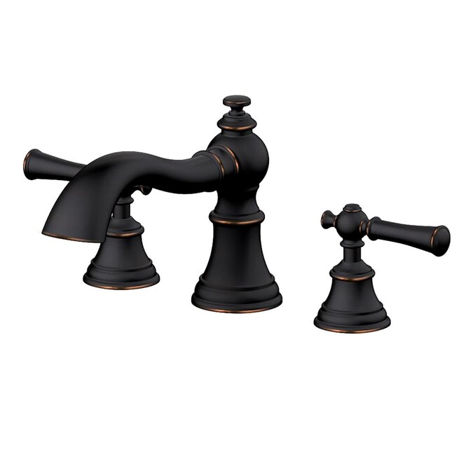 TOSCA Annette Oil Rubbed Bronze 2-handle Deck-mount Roman Low-arc Bathtub Faucet (Valve Included)