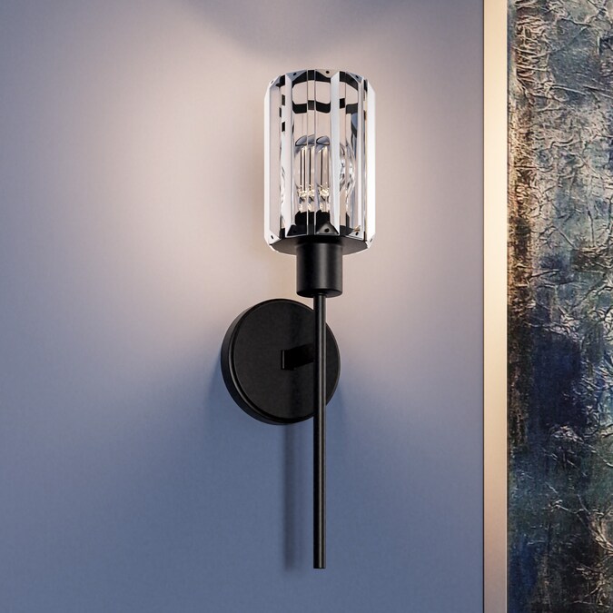 Quoizel Isla 4.75-in 1-Light Matte Black Modern/Contemporary Vanity Light