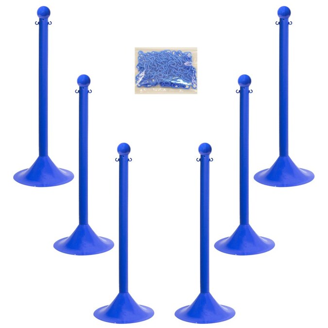 Mr. Chain Blue Light Duty Stanchion and Chain Kit