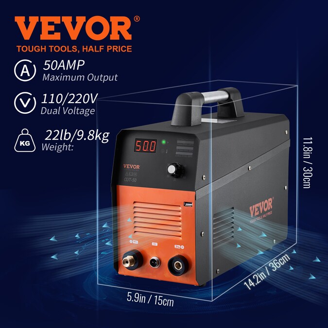 VEVOR 120 or 230-Volt 270-Amp Mig Flux-cored Wire Feed Welder - Image 8