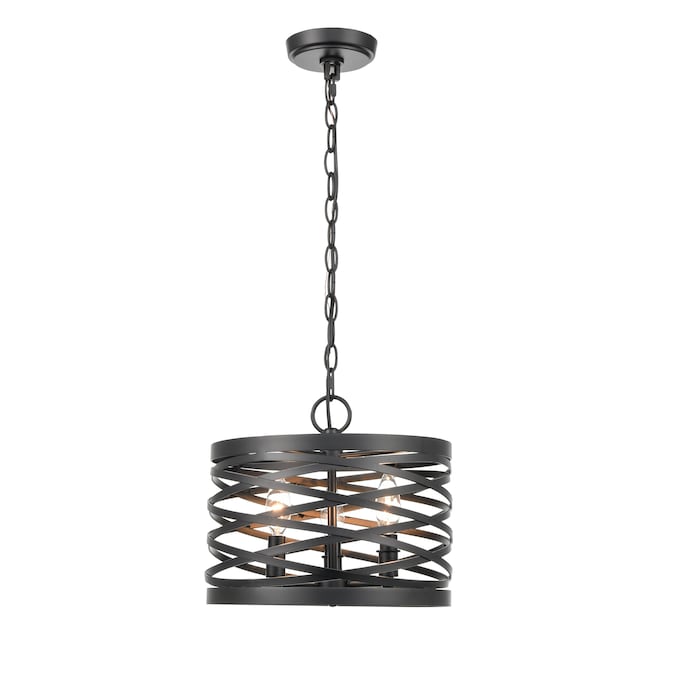 929 Lighting 929 Pendant Lighting 8-Light Matte Black Modern/Contemporary Geometric Mini Hanging Pendant Light