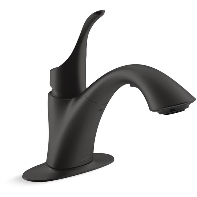 ER Simplice Matte Black 1-handle Deck-mount Utility Faucet