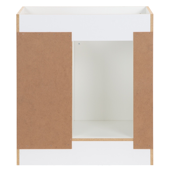 Project Source 30-in White Bathroom Vanity Base Cabinet without Top - Image 13