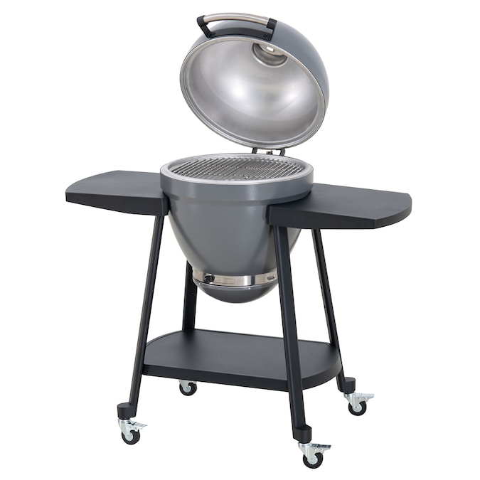 Sunjoy 246.21-Sq in Grey Portable Charcoal Grill - Image 8