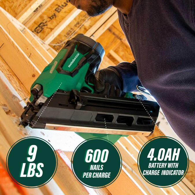Metabo HPT 3-1/2-in 30-Degree Cordless Framing Nailer (Battery and Charger Included) - Image 3
