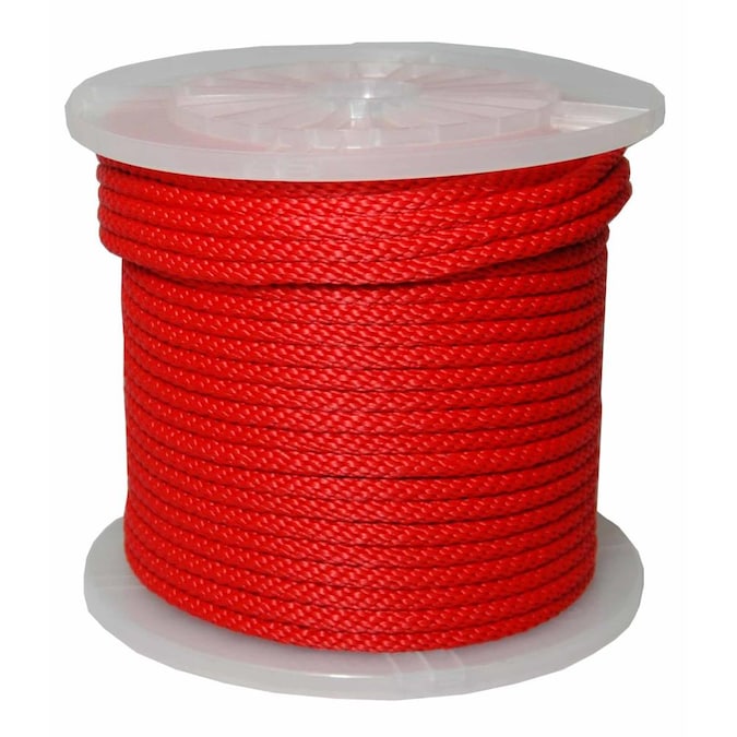 T.W. Evans Cordage 0.625-in x 200-ft Braided Polypropylene Rope (By-the-Roll)