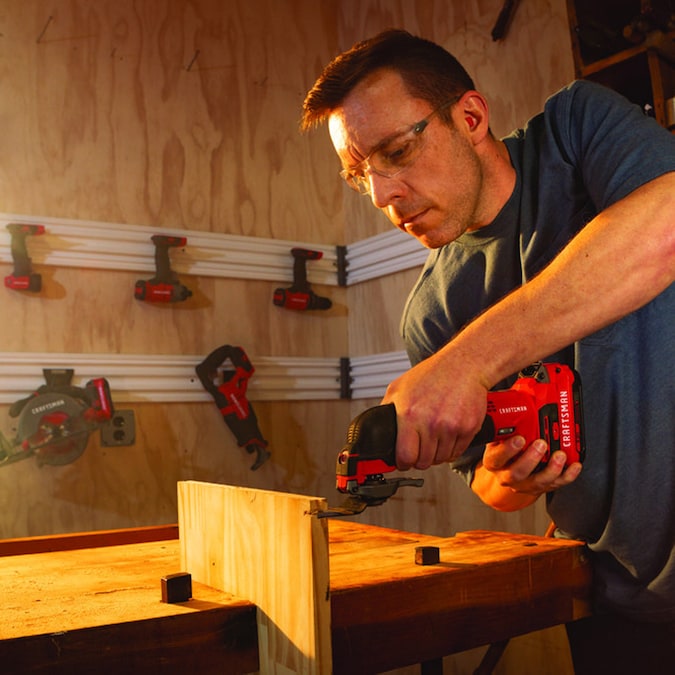 CRAFTSMAN V20 20-volt Max Cordless Variable 15-Piece Oscillating Multi-Tool Kit with Soft Case (1-Battery Included) - Image 10