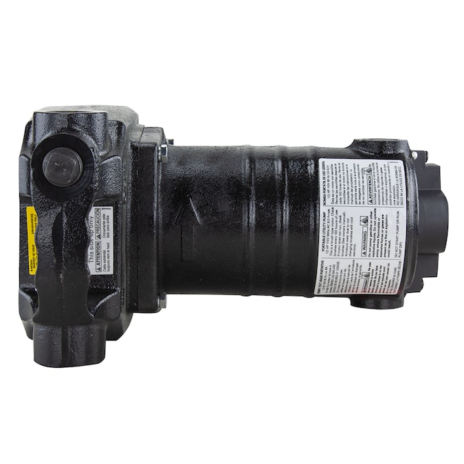 Utilitech 1/2-HP 25-GPM Cast Iron Electric Utility Pump - Image 4