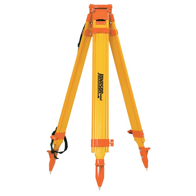 Johnson Level Telescoping Fiberglass Tripod (For Use with All Laser Colors)