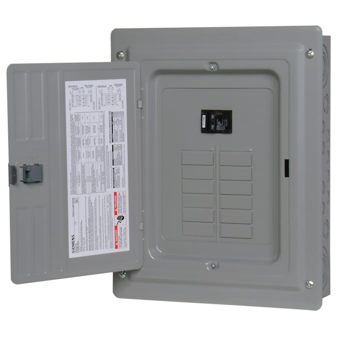 Siemens SN 100-Amp 12-Spaces 24-Circuit Indoor Main Breaker Plug-on Neutral Load Center