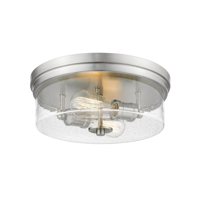 Z-Lite Bohin 1-Light Brushed Nickel Flush Mount Light