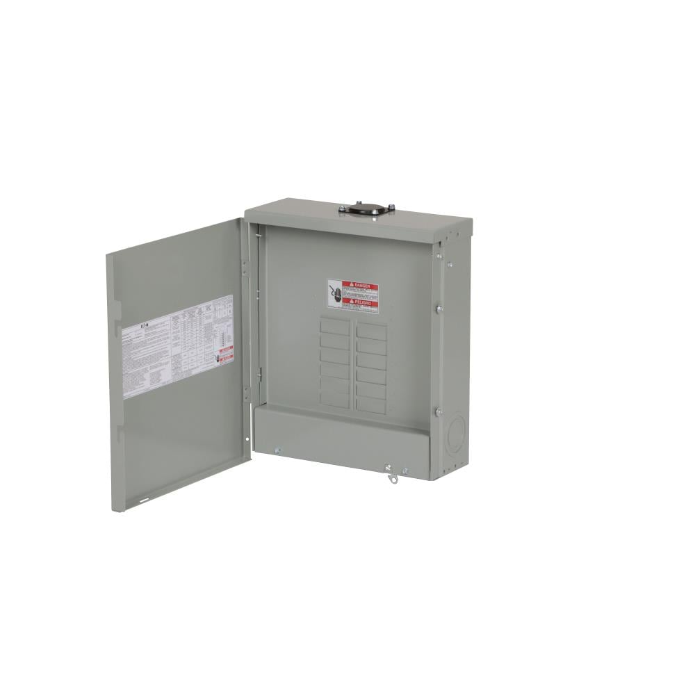 Type BR 125 -Amp 12 -Spaces 24 -Circuit Outdoor Main breaker Plug-On Neutral Load Center - Image 2