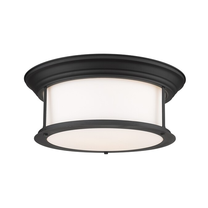 Z-Lite Sonna 1-Light Matte Black Flush Mount Light