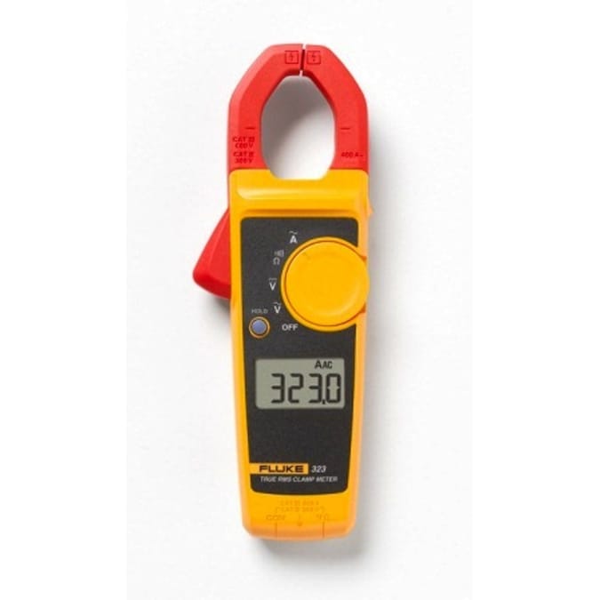Fluke 323 True-rms Digital Display Clamp Meter Multimeter 400 Amp 600-Volt