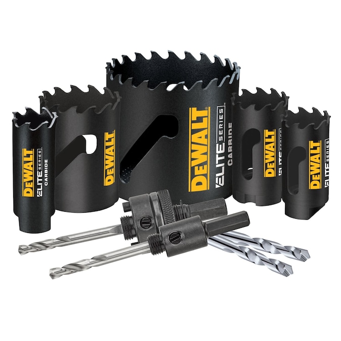 DEWALT Carbide-tipped Non-arbored Hole Saw Set (9-Piece)