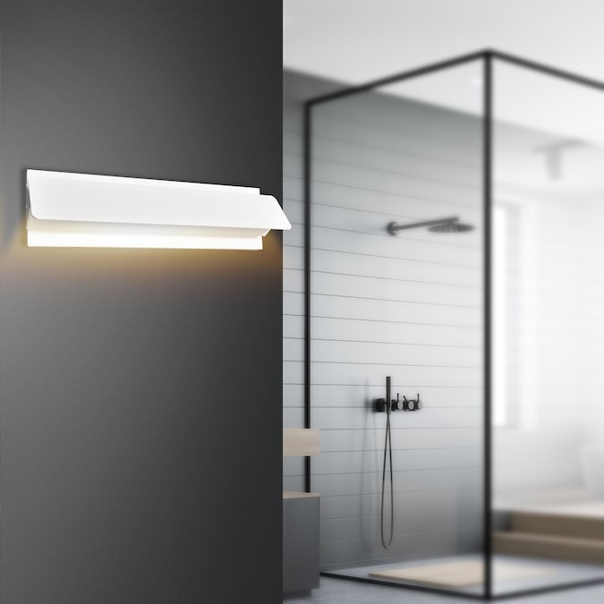 CWI Lighting Lilliana 18-in W 1-Light White Modern/Contemporary LED Wall Sconce