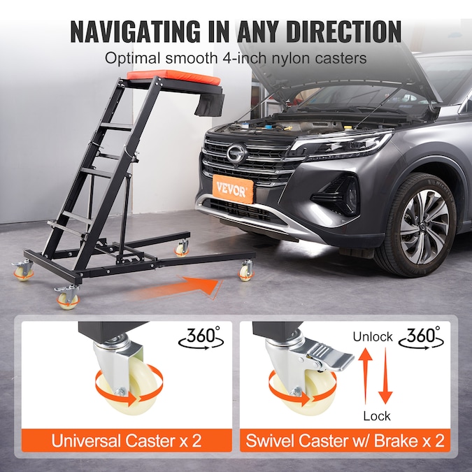 VEVOR 76-in x 30.9-in Creeper - Image 6