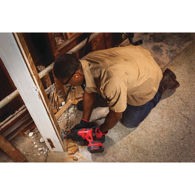 CRAFTSMAN V20 20-volt Max Variable Cordless Reciprocating Saw (Charger Included and Battery Included) - Image 20