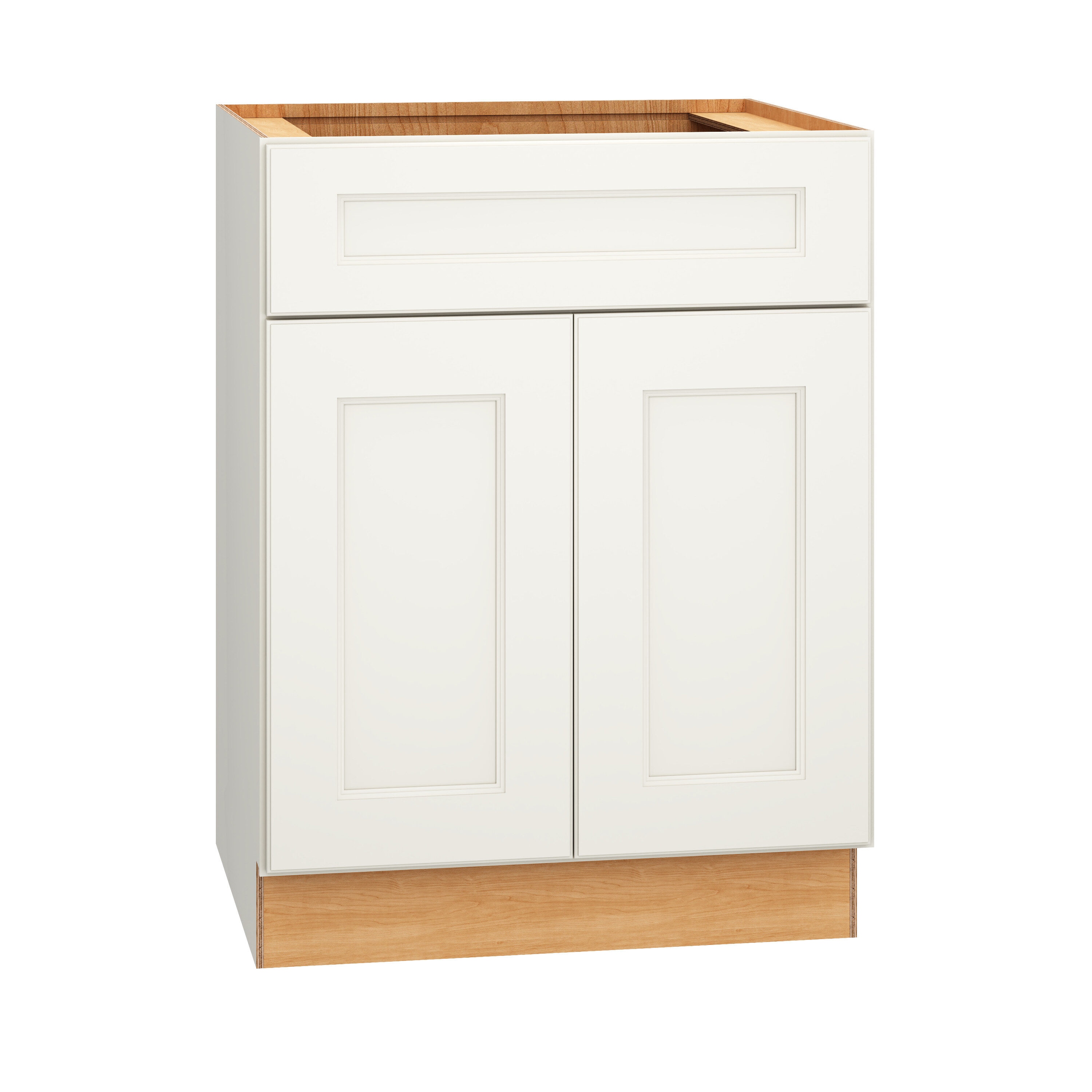 Macaulay 24-in White Bathroom Vanity Base Cabinet without Top