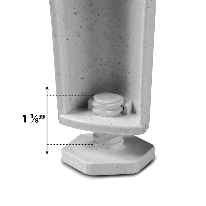 RuggedTub 32.25-in x 22-in 1-Basin White with Gray Speckles Freestanding Utility Tub - Image 9