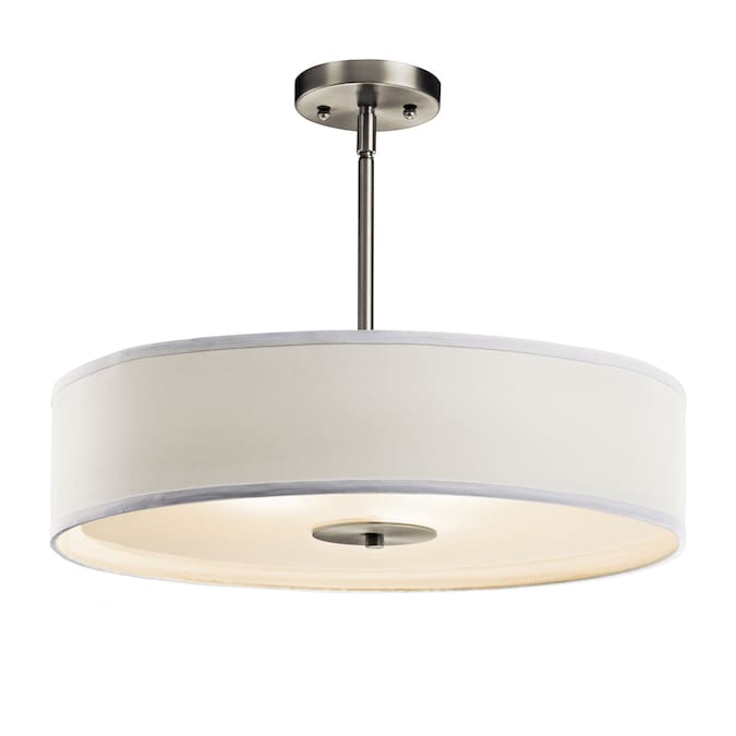 Kichler 3-Light Brushed Nickel Semi mount light