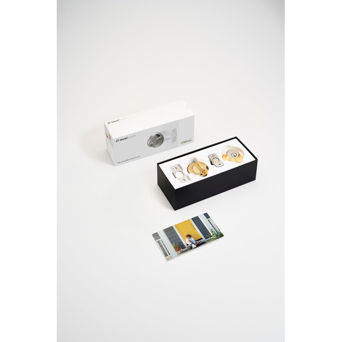 Level Smart Lock Polished Brass Smart Lock Electronic Deadbolt Bluetooth - Image 5