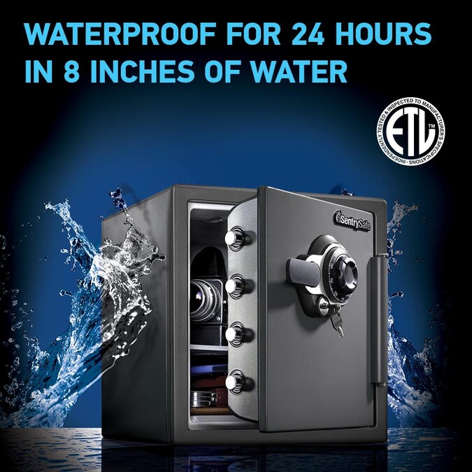 SentrySafe 1.2-cu ft Fireproof and Waterproof Home Safe with Combination Lock - Image 7