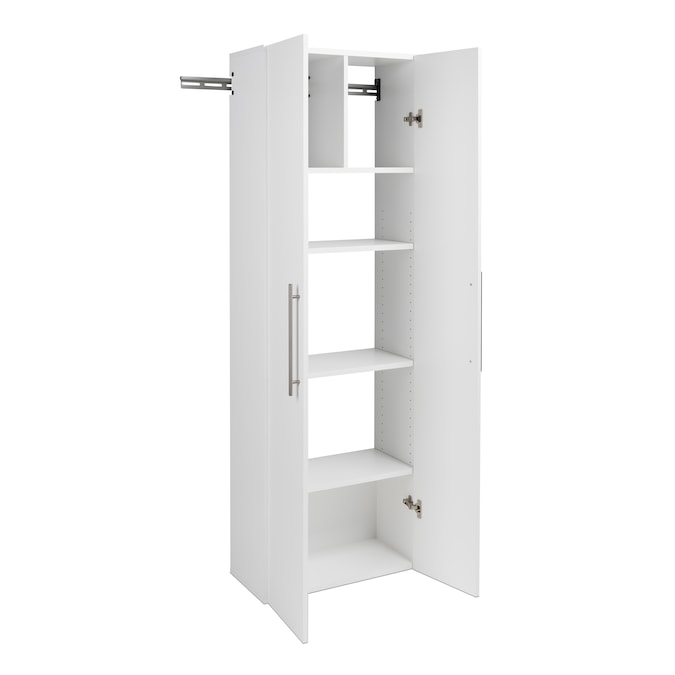 Prepac HangUps 24-in W x 72-in H Wood Composite White Wall-mount Utility Storage Cabinet - Image 2