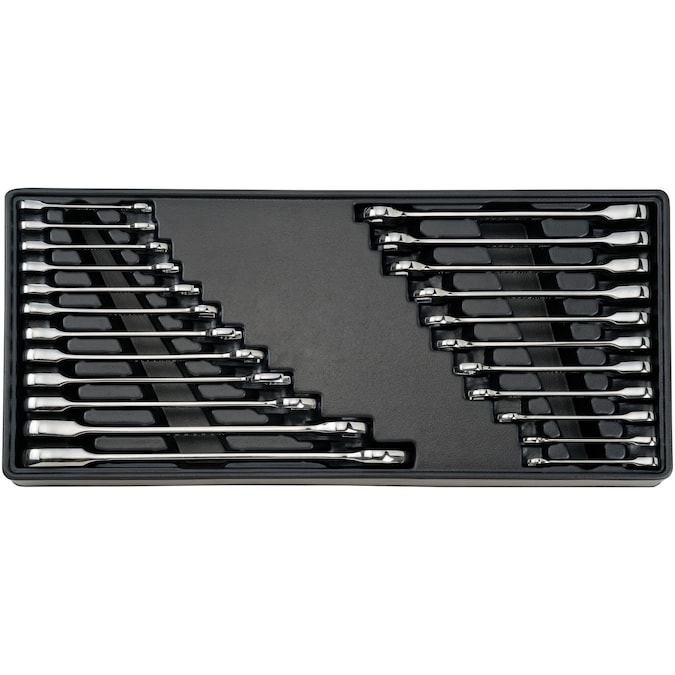 CRAFTSMAN 298-Piece Standard (SAE) and Metric Polished Chrome Mechanics Tool Set - Image 9