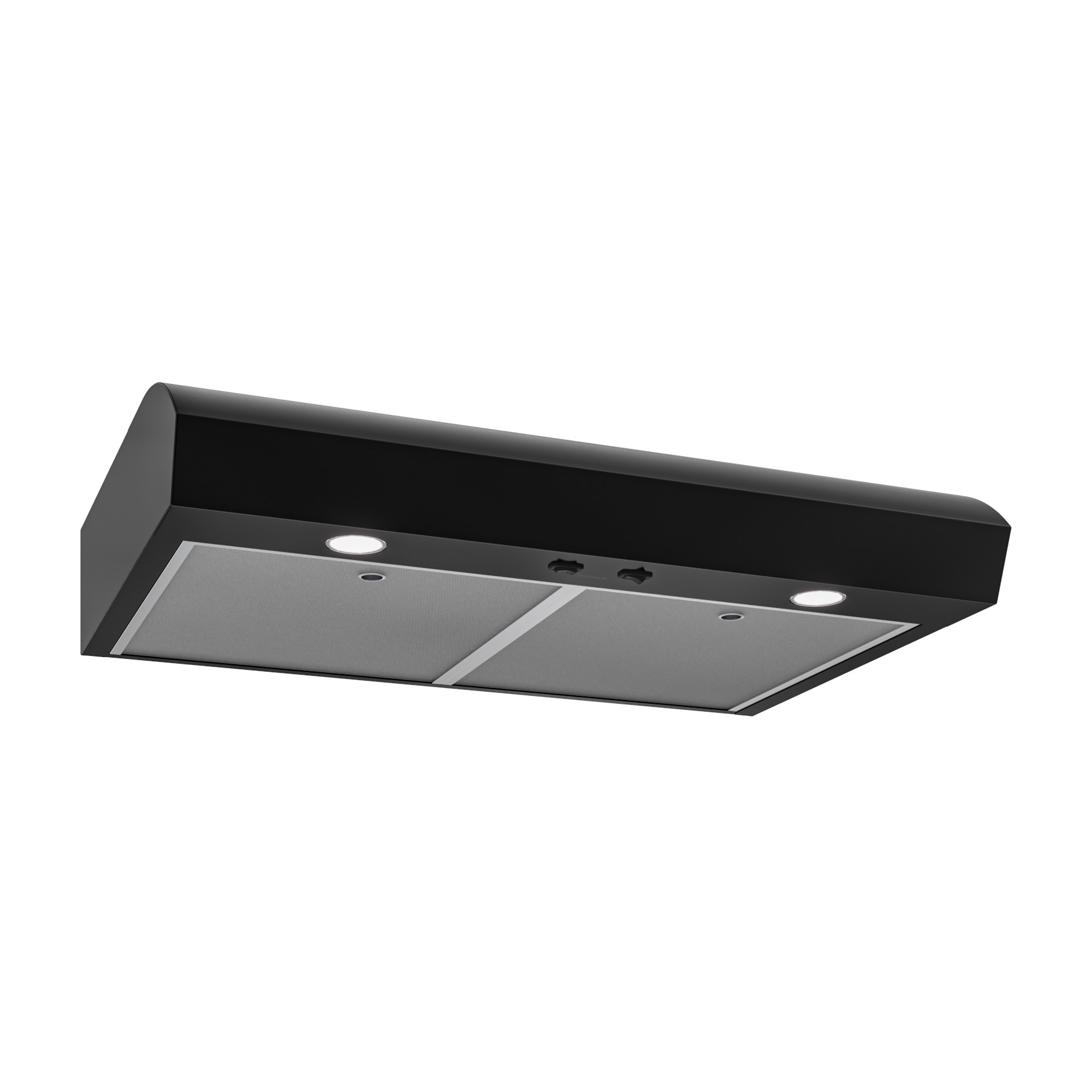 30 inch Convertible 350-CFM Black Under Cabinet Range Hood