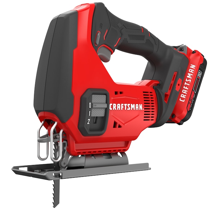 CRAFTSMAN V20 20-volt Max Variable Keyless Cordless Jigsaw (Charger Included and Battery Included)
