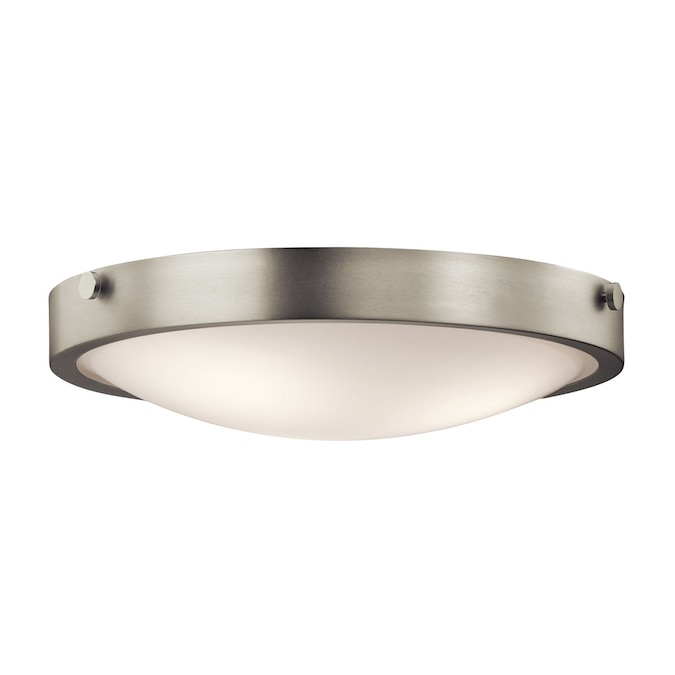 Kichler Lytham 1-Light Brushed Nickel Flush Mount Light