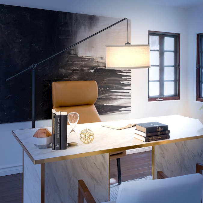 Brightech 70-in Classic Black Arc Floor Lamp - Image 7