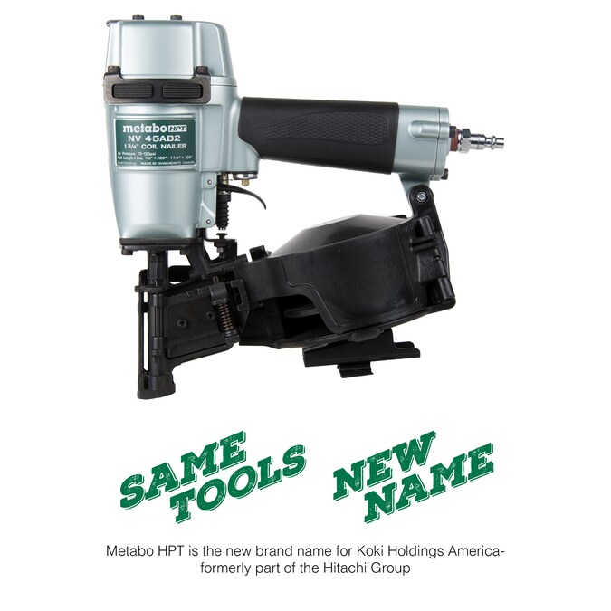 Metabo HPT 1-3/4-in 15-Degree Corded Pneumatic Roofing Nailer - Image 9