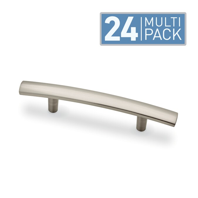 Brainerd Caroline 3-in (76Mm) Center to Center Satin Nickel Arch Handle Drawer Pulls (24-Pack)
