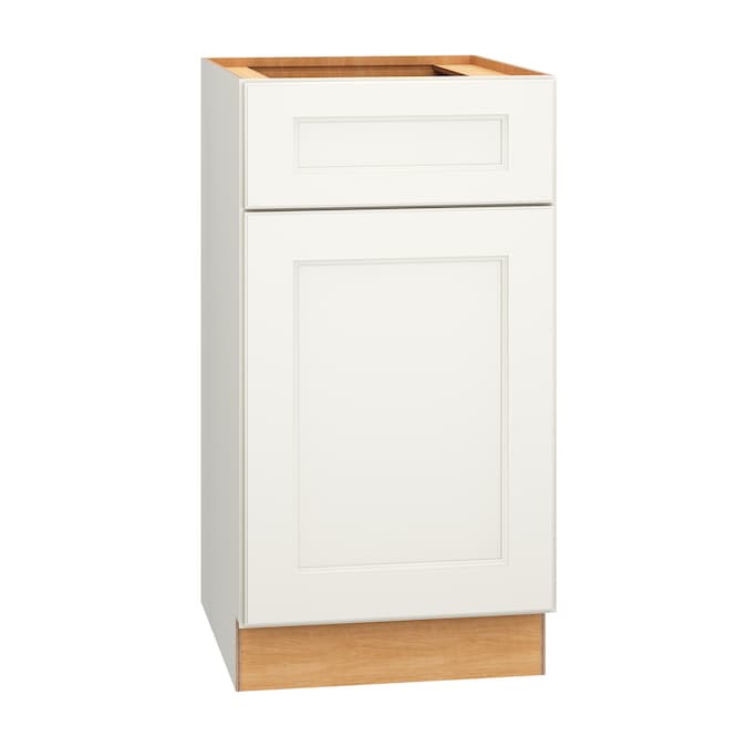 Diamond Express Macaulay 18-in White Bathroom Vanity Base Cabinet without Top