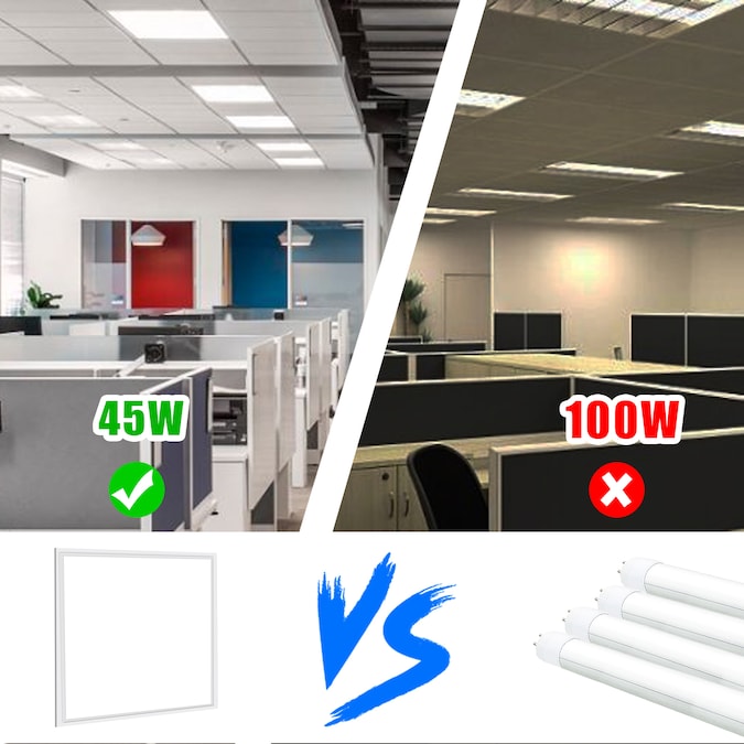 WYZM 6-Pack 2-ft x 2-ft Adjustable Daylight LED Panel Light - Image 7